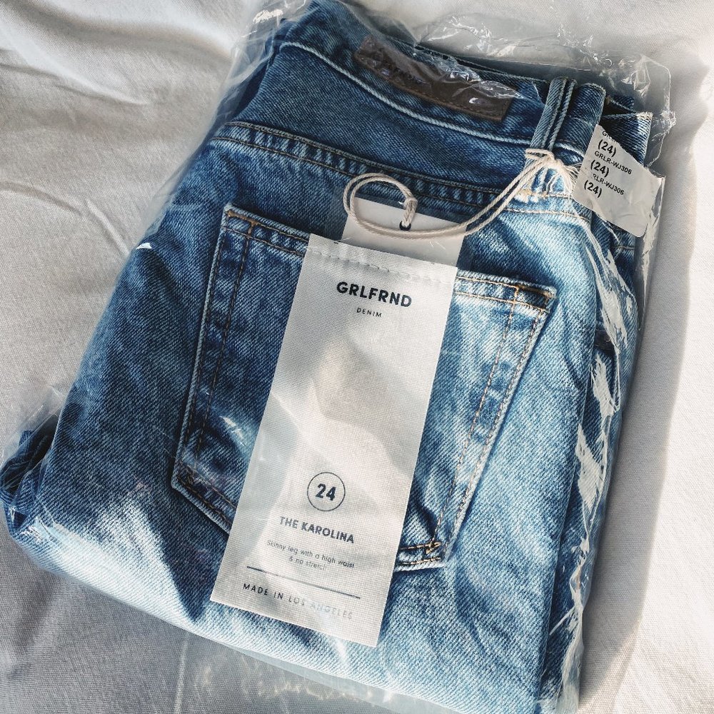 GRLFRND Karolina jeans - size 24, color Clementine